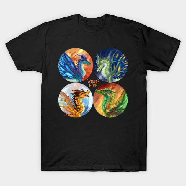 Wings of Fire - Lost Continent Pantala Heroes T-Shirt by Biohazardia